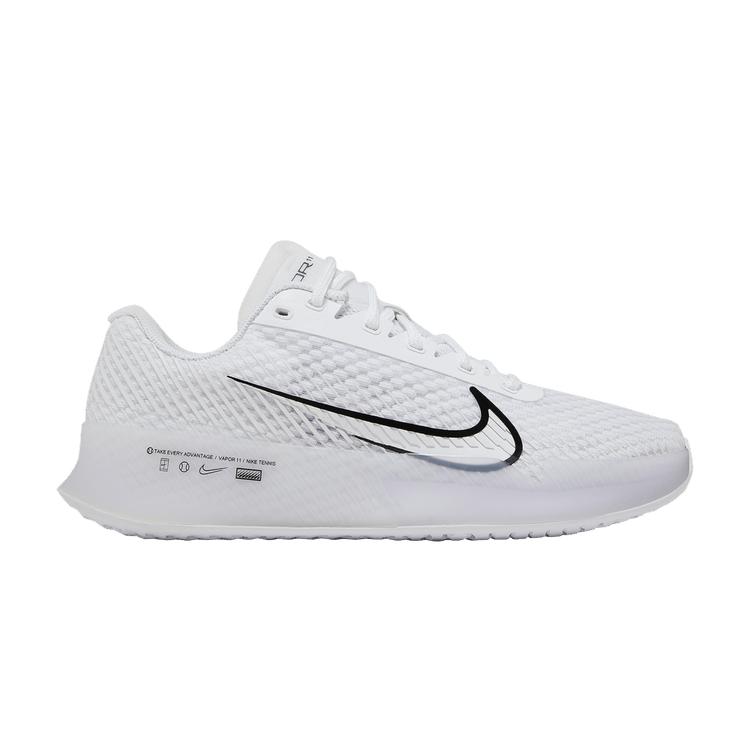 Женские NikeCourt Air Zoom Vapor 11 HC Белый Черный 41