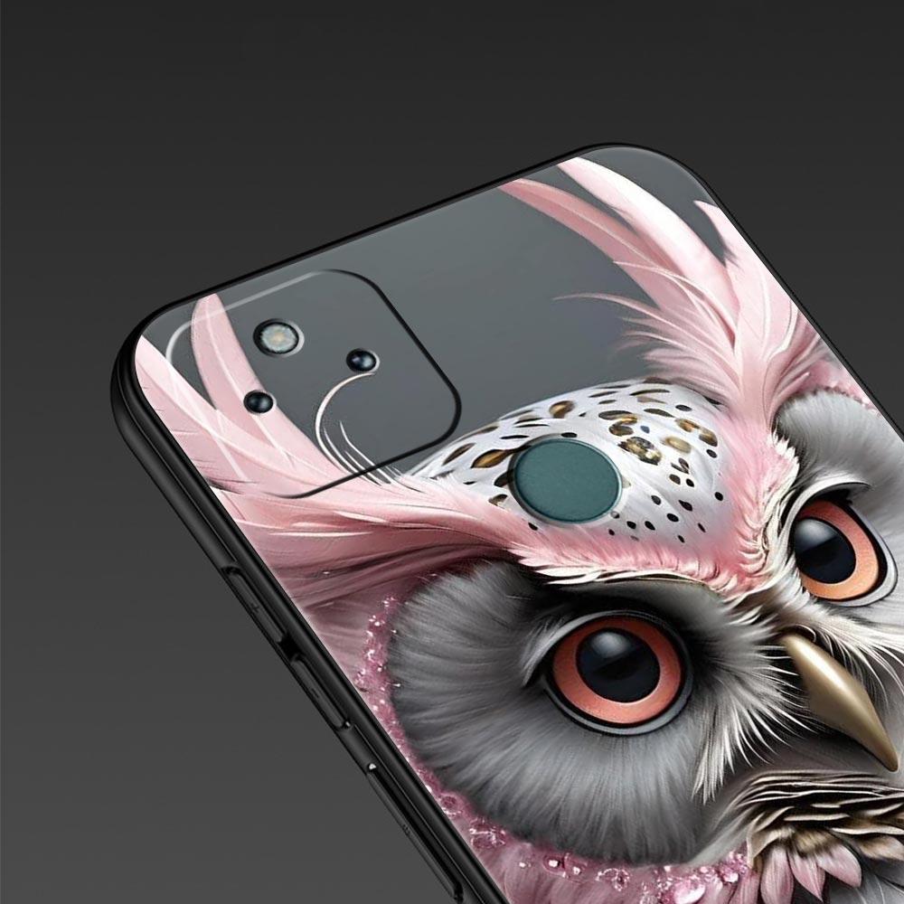 Phone Case Cover for Google Pixel 10 9 8 7 6 7A 6A Pro Shockproof Soft TPU 10 9 Pro XL Shell Capas Fundas Cartoon Cute Owl Bags