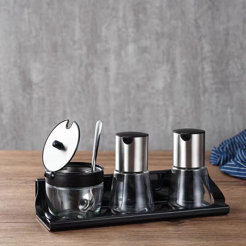 

Chuishan Hai Commercial 3-Piece Glass Seasoning Set