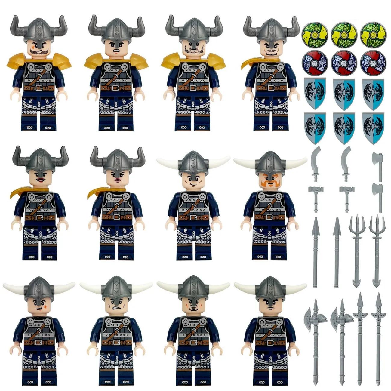

Pirate Medieval Warrior Minifigure Assembly Building Block Toy Boy