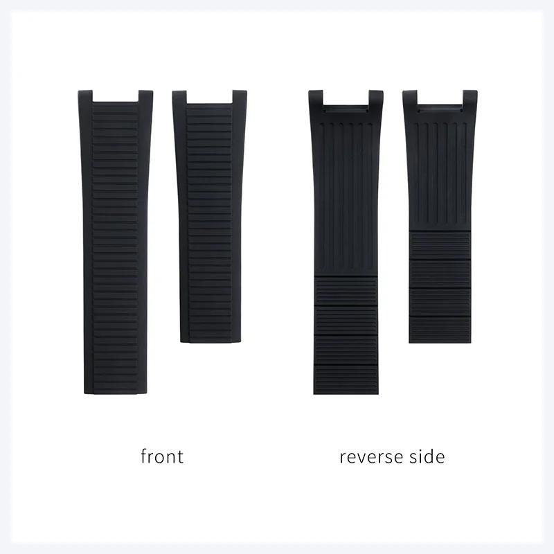 Soft Silicone Rubber Watchband For Tissot T-Race T141.417A Moto GP Strap Men Sport Series Black Watch Band Bracelet