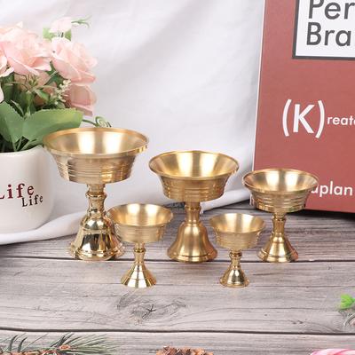 Multi-Size Goldene Kupfer Legierung Kerzenhalter Leuchter Kandelaber Wohnkultur