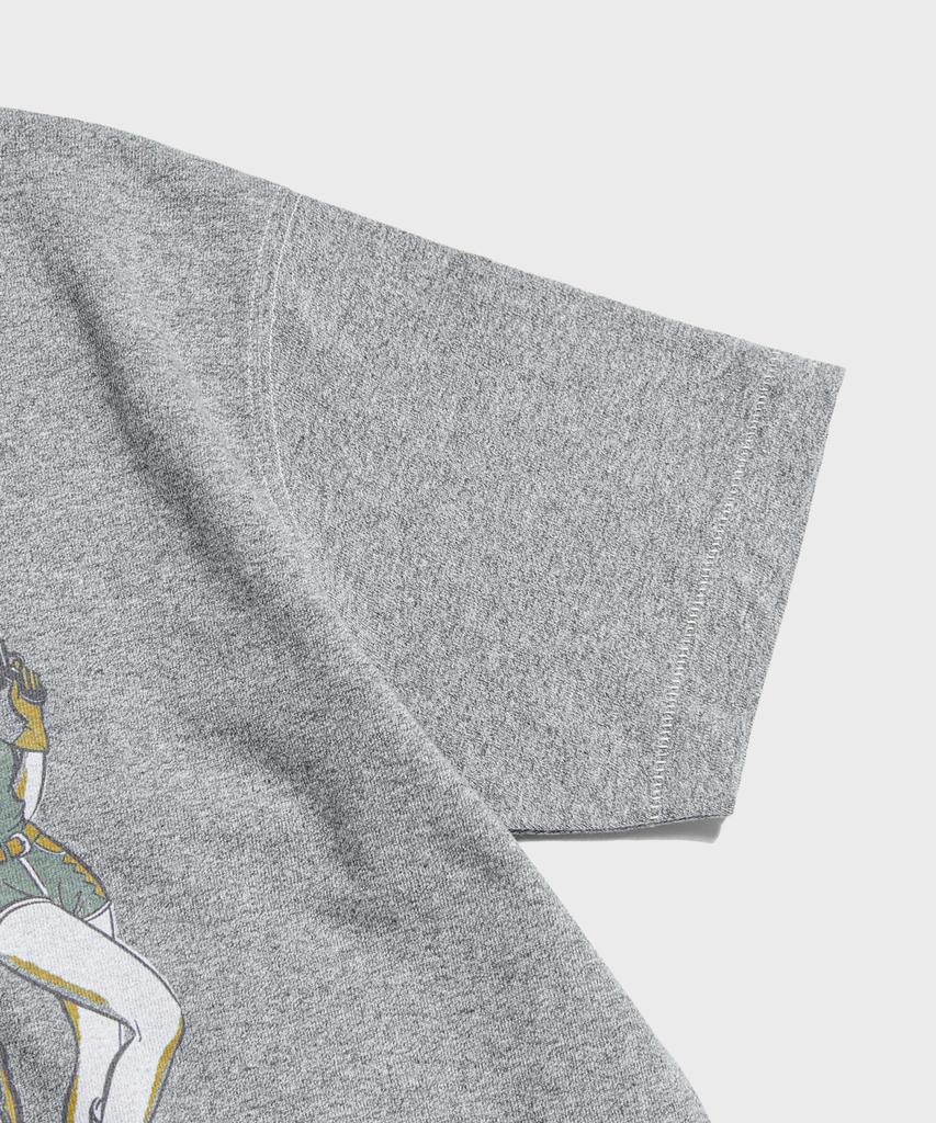 Beulonseun Western Boot Loopwheeled Graphic Tee Melange