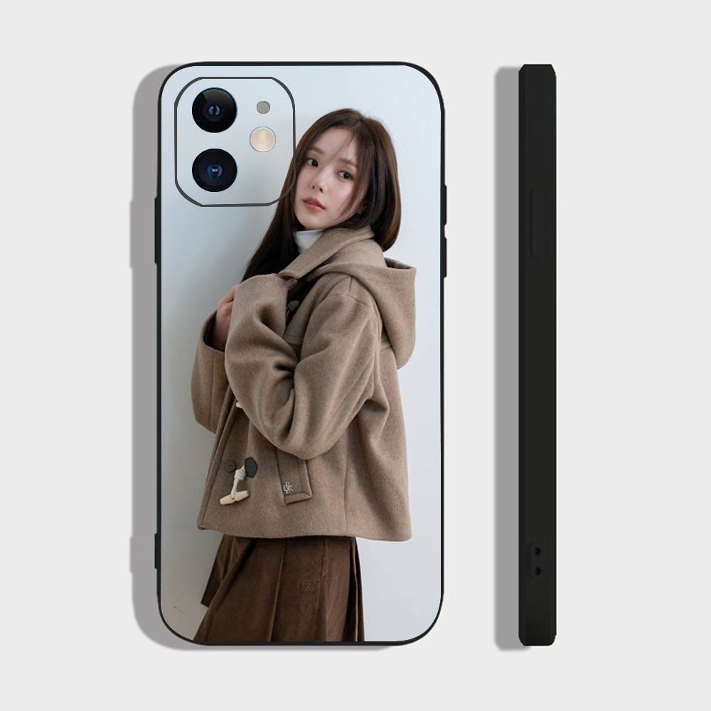 Korean Celebrity S-SOOBIN CHAE Phone Case For IPhone 17 Air 16 15 14 13 Pro Max 11 12 Black Silicone Cover