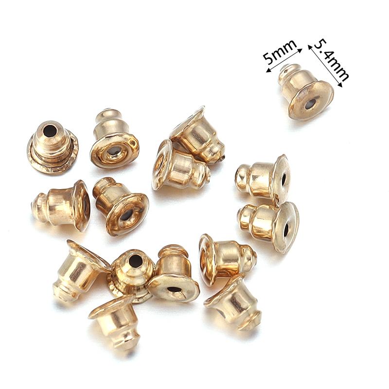 100-200pcs/Lot Rubber Ear Backs Stopper Earnuts Stud Earring Back Supplies For DIY Jewelry Findings Making Accessories Wholesale