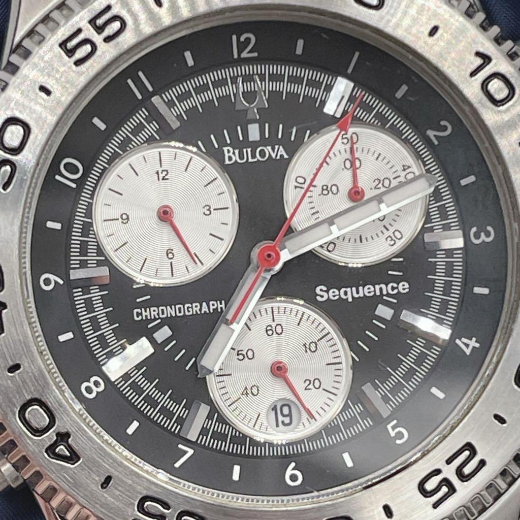 Used [Rare] BULOVA Sequence Chronograph BAG246210