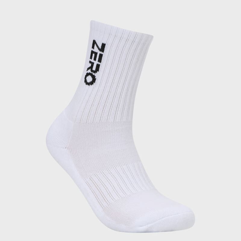 CLOUD ZERO ZERO Crew Socks (2P) (0097052) CZFAF1SC902YG-WHITE