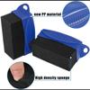 Car Wheel Polishing Waxing Sponge Brush ABS Car Tire Washing Cleaning Brushes Contour Detailing Dressing Applicator Pad