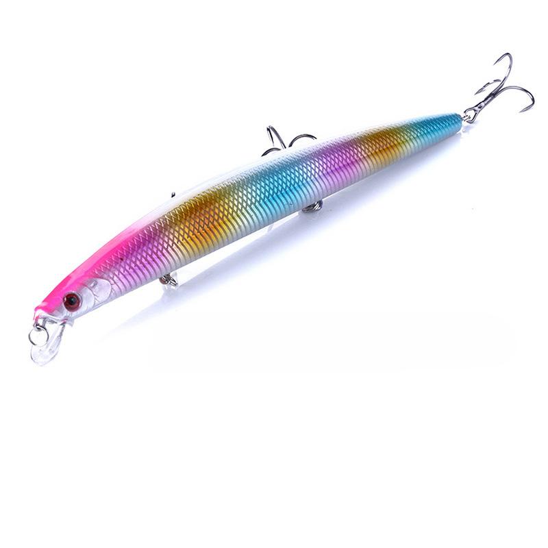1Pcs 18cm 26g Big Long Fish Minnow Sea Fishing Lure Bait 3D Eyes Strong Hooks Lures For Sea Fishing