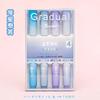 Gradient Eye School Protection Color Oblique Head Highlighter Student Notebook  Pen Large Capacity Set 4 Pack Marker  Wholesale