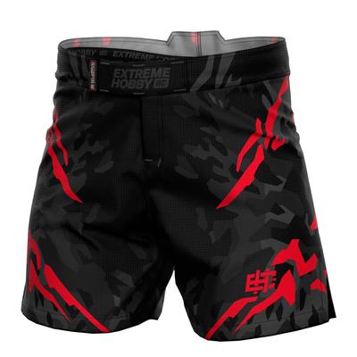 Extreme Hobby Athletic Shorts Black Panther Black and Red L