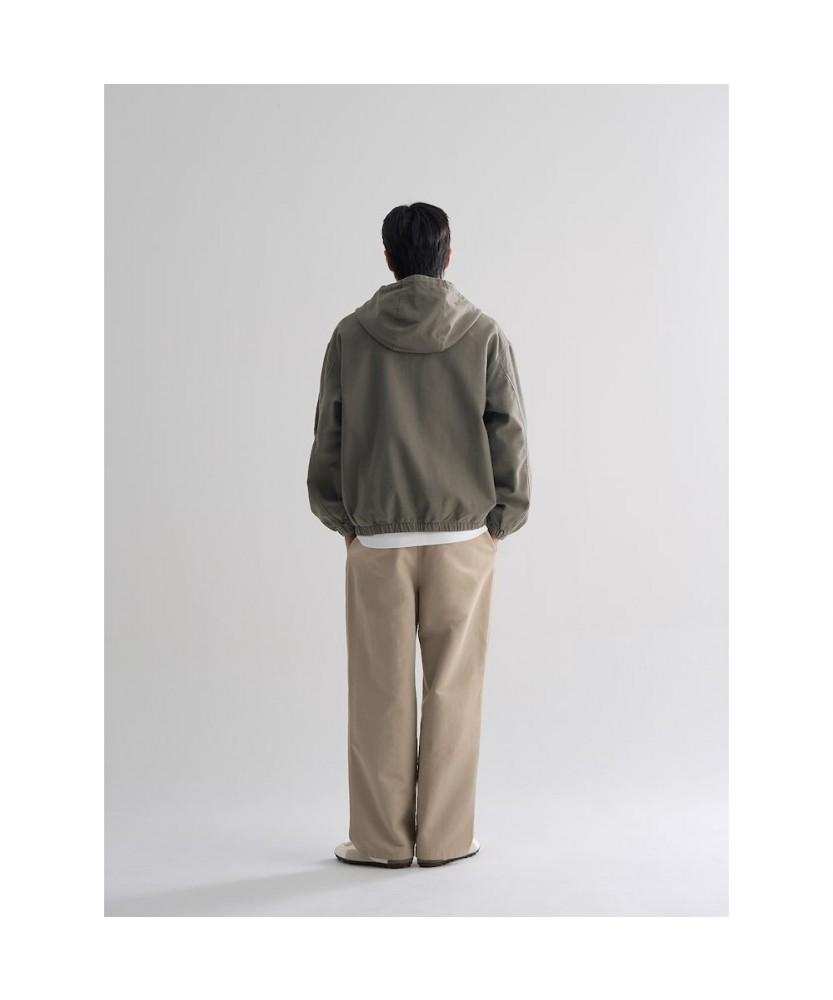 8seconds Natural Wash Hooded Jacket Khaki