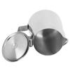 Milk Frothing Pitcher 304 Stainless Steel Milk Frother Coffee Cup with Cover for Home Coffee Shop1500ML