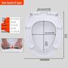 Universal Thickened One-Click Toilet Seat Cover for Household Flush Toilets