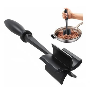 Kunststoff Hand-gehalten Fleisch Chopper 5 Blatt Schleifen Stick Kartoffel Salat Tomaten Chopper