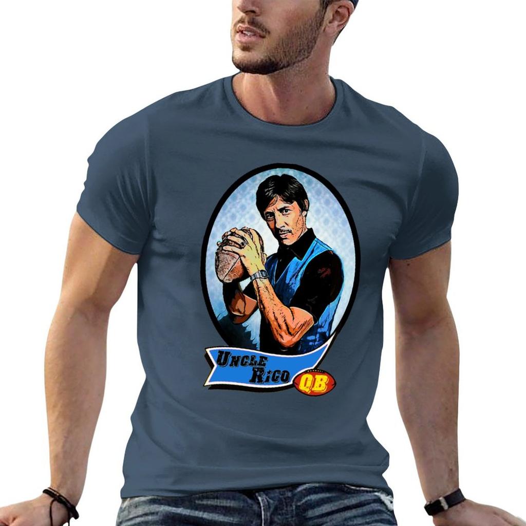 Onkel Rico Football Karte T-Shirt T-Shirts Designer Anime T-Shirts Oversize T-Shirt