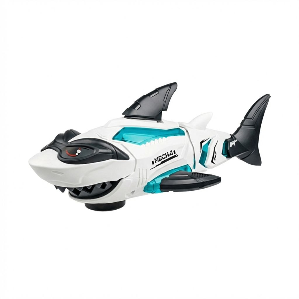 

Electric Omnidirectional Crawling Toy With Lights And Spray Function For Children One Size білий