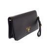 PRADA  1DH029 Wallet Chain black Safiano Women