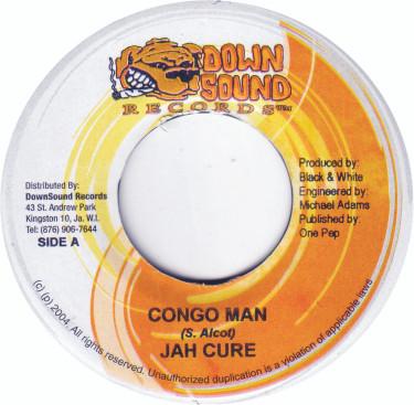 7inch Record JAH CURE - Congo Man NONE Down Sound Reco 2004 Jamaica Reggae, Ska & Dub Used