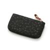 Inden HISOCA Traditional Craft Koshu Inden Deerskin Lacquer Original Brand Coin Purse Black with Black Lacquer Dragonfly [Indenya] [No.9401] [1-008]