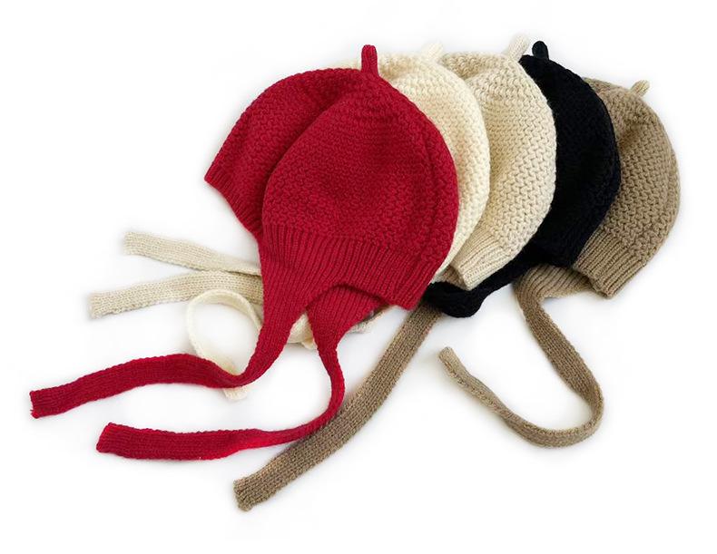 Cat Brother Autumn Winter Children's Cute Braids Beret - Sweet, Stylish Knit Wool Hat for Girls