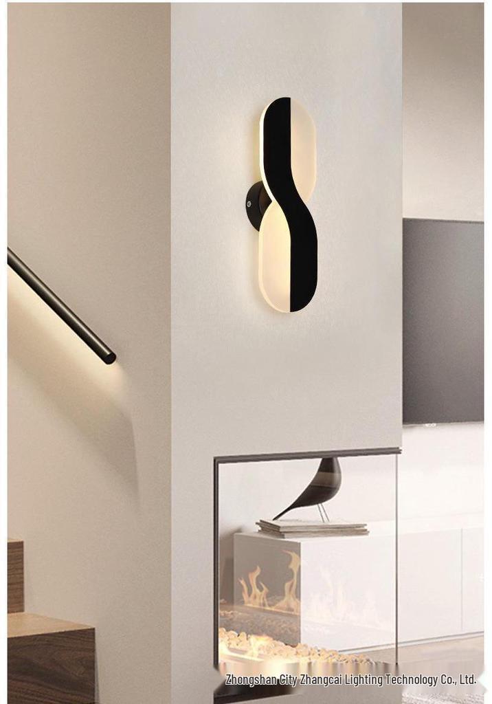 Minimalist Dimmable Wall Lamp: Post-Modern Nordic Design for Living Room, Corridor, Hallway, or Bedroom