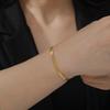 Trendy Classic Snake Chain Bracelet Gold Width 2/3/4/5MM Stainless Steel Chain Bracelets For Women Men Jewelry
