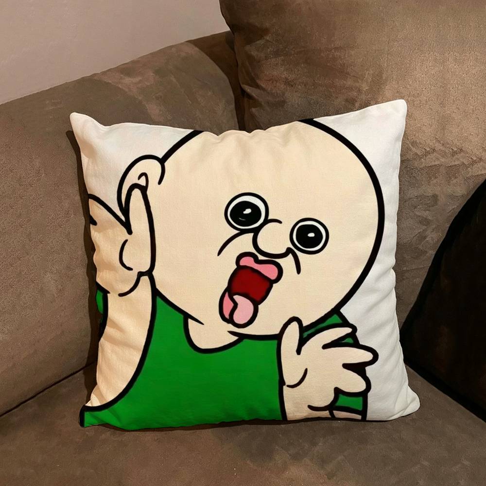 Funny Bbangbbangs Diary Cartoon Comfortable soft Pillow Case for Sofa Living Room Home Decor Protective Covers