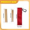 Chopsticks for Travel Reusable Wooden Utensils with Carrying Case Outdoor Use