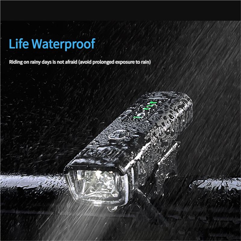 Smart Light-Sensing Bike Light Night Riding Light High-Intensity Flashlight Bicycle Headlight Cycling Gear & Accessories
