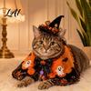 Mantello Decorativo per Animali Domestici Costume da Strega per Gatto di Halloween Mantello Fantasma Carino Costume Divertente per Feste Abbigliamento per Festival Cosplay da Gattino per Accessori Festivi
