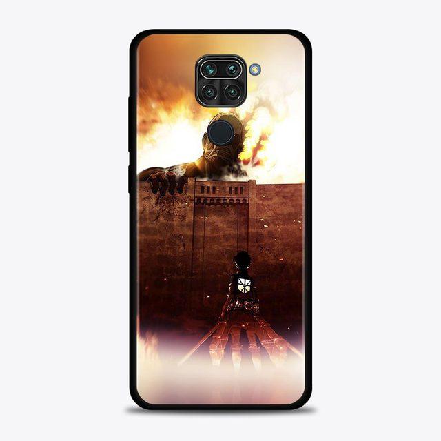 Case For Xiaomi Redmi Note 11 9 8 10 Pro 9s 8t 7 10pro Max Coque For Redmi 11 9 9c 9a 8 8a 7 7a Cover Attack On Titan Anime