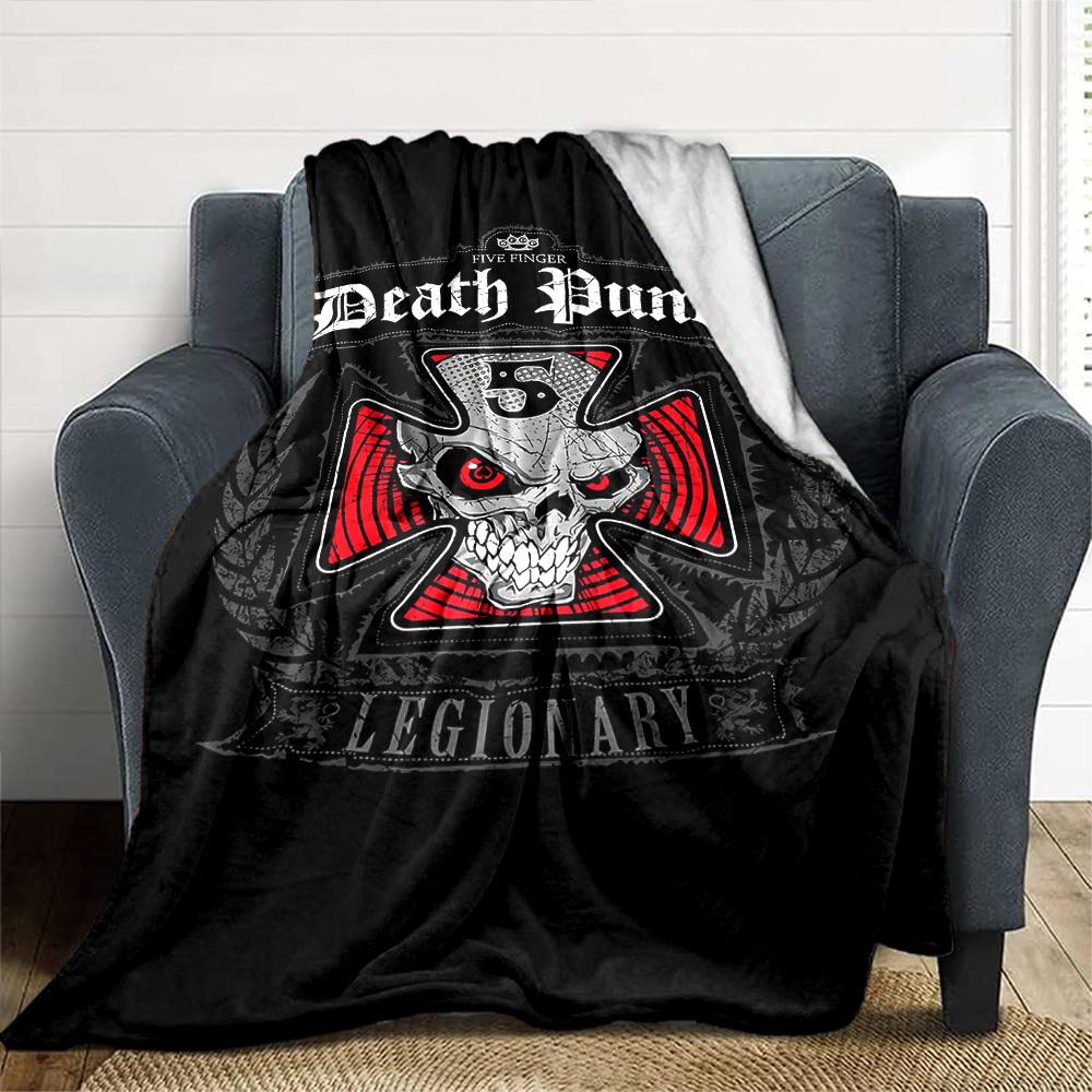 1pc dragon guitarThemed Blanket Soft Flannel All Season Cozy Throw with Bold Graphic Print, Travel, or Holiday Gift for Family & Friends