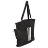 New Adidas Recycled Polyester Tote Bag Shopping Bag Handbag Shoulder Bag Regular Unisex Black JX5481