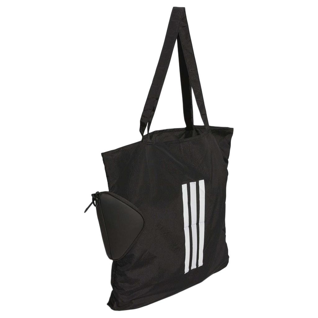 New Adidas Recycled Polyester Tote Bag Shopping Bag Handbag Shoulder Bag Regular Unisex Black JX5481