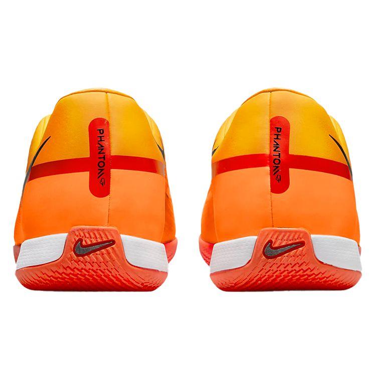 Nike Phantom GT2 Academy Round Toe Lace-Up IC/IN Indoor Shock Absorbing Non-Slip Durable Soccer Shoes Men Sneaker Orange DC0765-808
