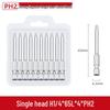 S2 PH2 Strong Magnetic Phillips Screwdriver Bit for Electric Drills and Air Screwdrivers