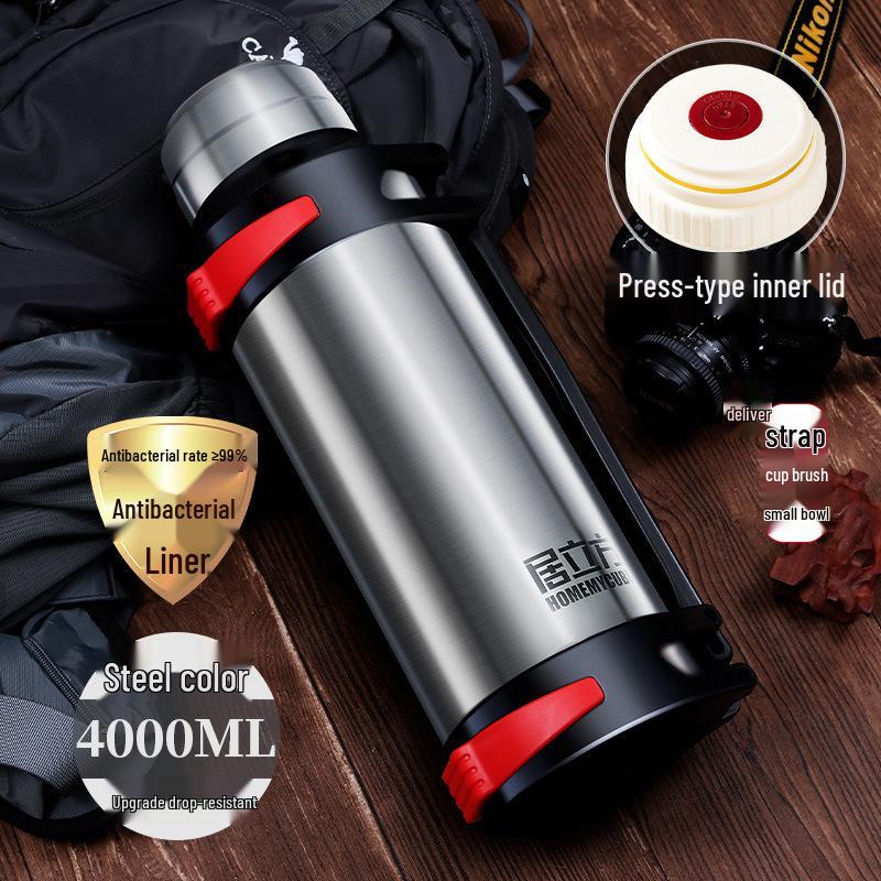 Large Capacity Stainless Steel Thermal Mug for Outdoor and Car Travel