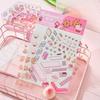 Kawaii Kapibala 3D Landscaping Stickers Cartoon Miniature Scene Visual Stacking Stickers Christmas Gift For Gift