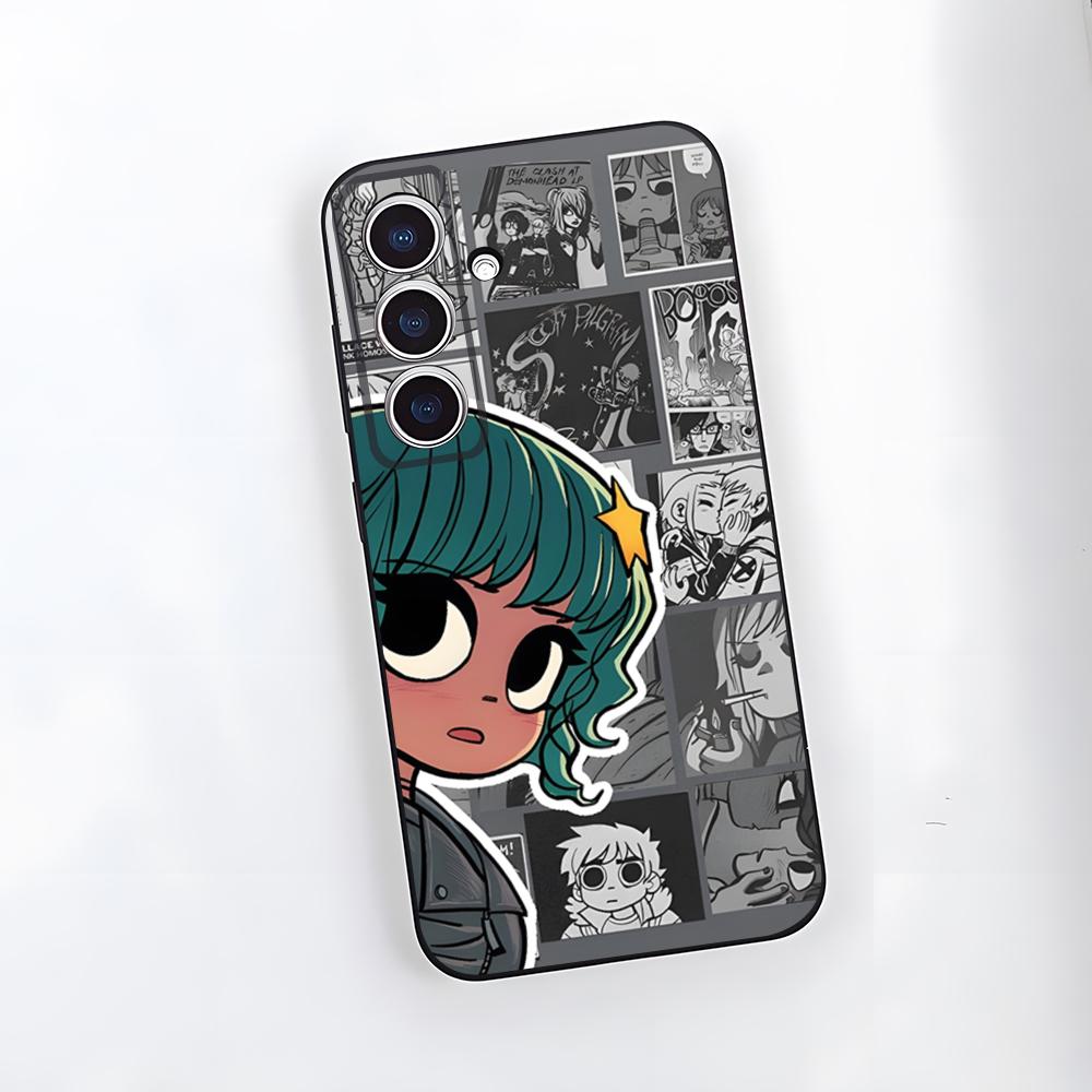 

S-Scott P-Pilgrim Phone Case For Samsung S26 S25 Plus S20 S20 Plus S22 Ultra S23 FE S21 Plus S21 Ultra Soft Cover Samsung S20 Ultra