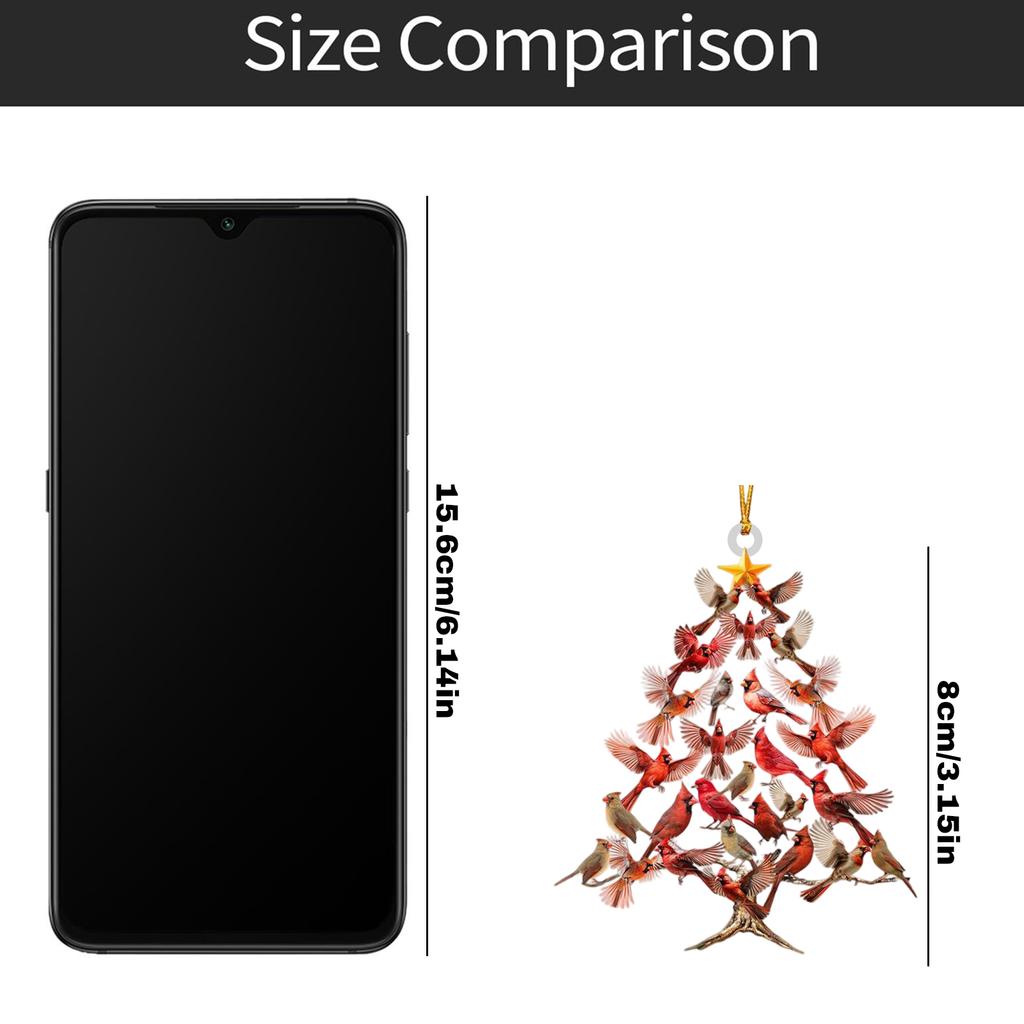 Vánoční ozdoby, Kolibříci na vánoční stromek, Vynikající ozdoby, Akrylové simulační ptačí ozdoby