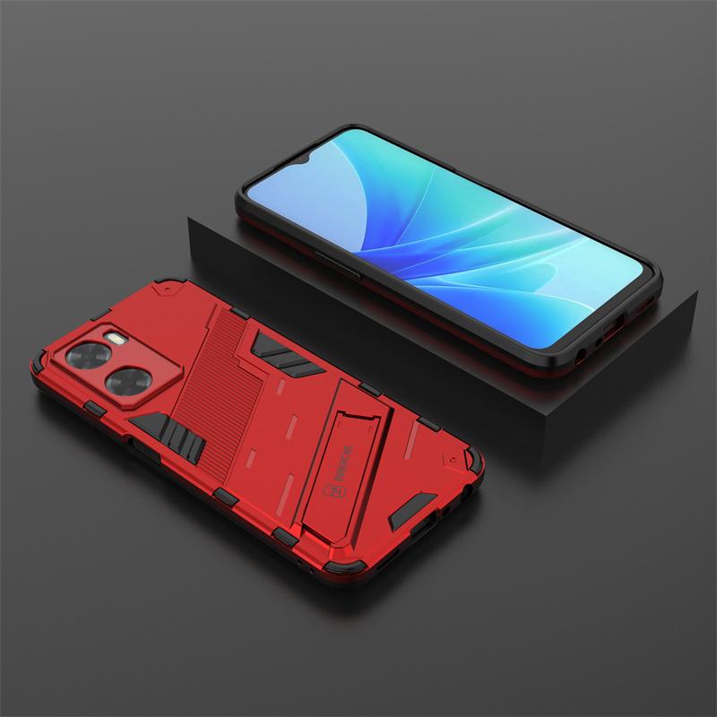 Für OPPO A57 4G Fall Auto Magnetischer Halter Stoßfest Rüstung Zurück Abdeckung Für Oppo A57 2022 EINE 57 OppoA57 CPH2387 6.56 "telefon Fällen