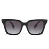 Maple Gray Gradient Square Ladies Sunglasses Be4335 39298g 53