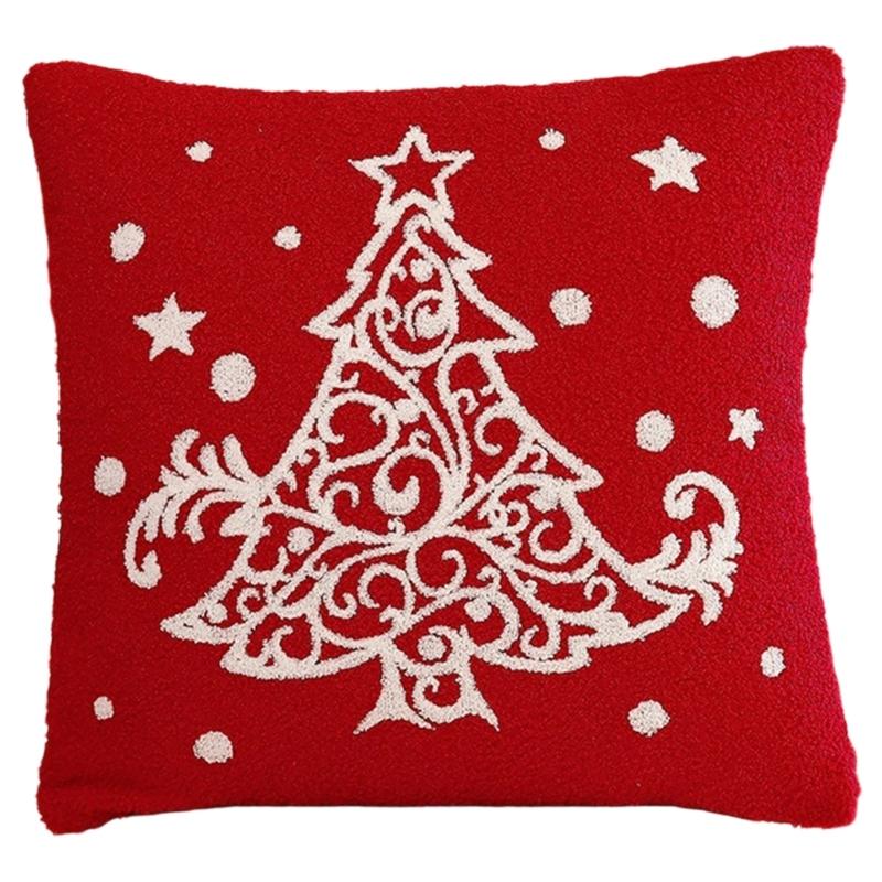 Festival Throw Pillow For Couches Decoration Soft PP Cotton Cushion Washable Cover Christmas Living Room Accent