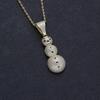 Snowman Zircon Pendant: Hip Hop Jewelry & Rap Accessory