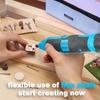Brushless Electric Engraver Small Handheld Polished Jade Carving Tool Household Multi-Function Grinder Mini DIY Tools