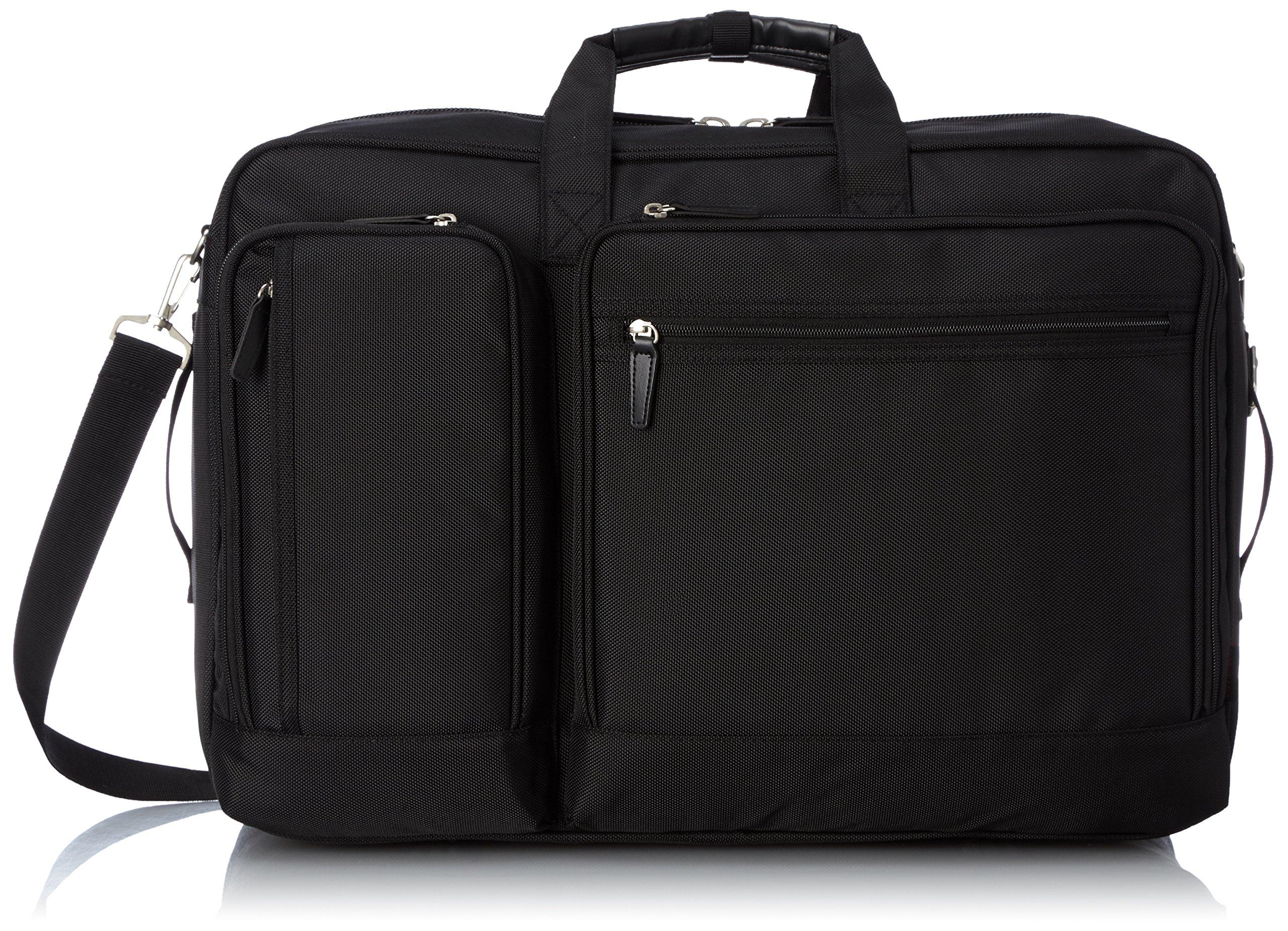 

Captain Stag Business Bag P1680D with Fits B5 Black Hanger, 2-Way, 2-Room Design, PCs, 12230001,