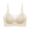 Jelly Glue Soft Support Sports Vest Underwear Women's Fixed Cup No Steel Ring Gathering Breathable Non-marking Anti-vibration Bra