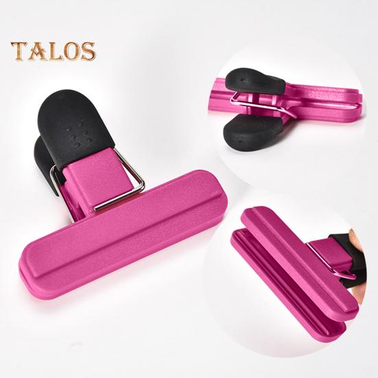 2Pcs Sealing Bag Clip Moistureproof Keep Freshing Easy To Use Useful Office Paper Files Clamp Snack Bag Seal Holder Household Supplies