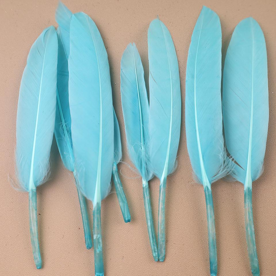 Duck Feathers for Clothes Handicraft Accessories White Golden Black Pink Peacock Goose Feather Plumas Handicraft Article